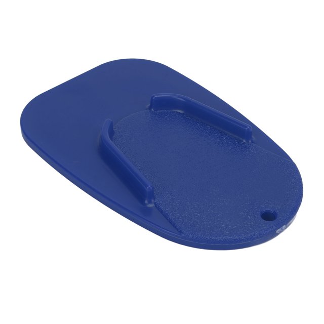 Motorcycle Side Support Plate, Stable Skidproof Wear Resistant Compact Sturdy Motorcycle Kickstand Pad Durable For Motorbike Blue