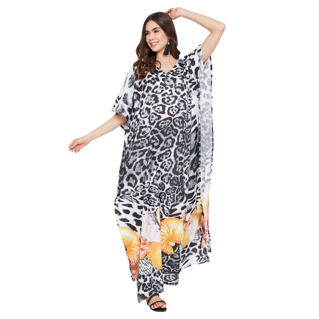 Caftans Longs pour Femmes Grande Taille Robe Caftan Robe de Soirée Fête Été Plage Robe d'Été Manches Kimono Longues Robes Décontractées en Ligne