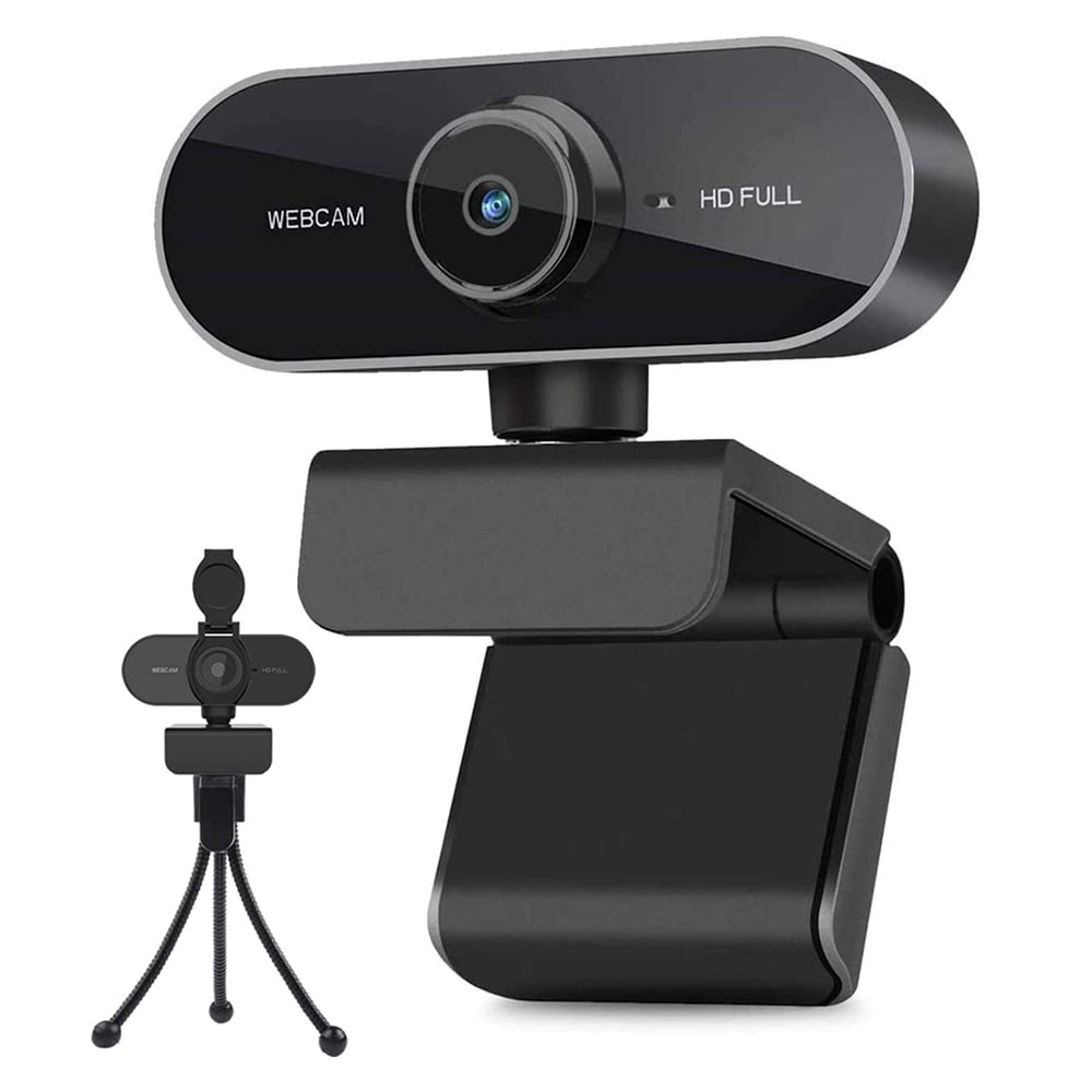 gallfeel 1080P Full HD Webcam with Built-in Microphone, Black