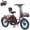 Wine Red, variant on MOONCOOL Foldable Electric Tricycle for Adults, 500W(Peak 1000W) Motor 48V 20Ah Battery, 20" Fat Tire Three Wheel Electric Bicycle