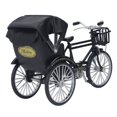 thumbnail image 4 of Rickshaw Model, Glossy Appearance 3 Wheel Rickshaw Model Alloy Material  For Home Black,Green, 4 of 8