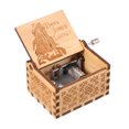 thumbnail image 4 of Amdohai Wood Music Box Mini Vintage Engraved Hand-Operated Musical Box Birthday Christmas Valentine's Day Exquisite Gift, 4 of 9