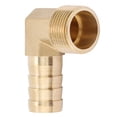 thumbnail image 2 of Brass Pipe Fitting, Convenient To Replace Easy To Use Brass Hose Barb, Simple To Install Wear Resistance Outdoor For Water Hose, 2 of 8