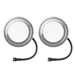 12V DC 1.5W Range Hood Lights with SM Socket, Hole Closet Stove LED Light , White Kitchen Range Hood Light Bulbs 2 Pack