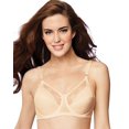 thumbnail image 1 of Bali Womens Flower Bali Underwire Bra - Best-Seller, 40C, Light Beige, 1 of 4