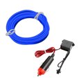 thumbnail image 2 of Yhmxh Car Accessories Motorcycle Accessories Car Cold Atmosphere Lamp Interior Guide Led Atmosphere Lamp EL Luminous Line 2 Meters + Lighter Universal Car Decorative Lamp Interior Ambient Light, 2 of 2