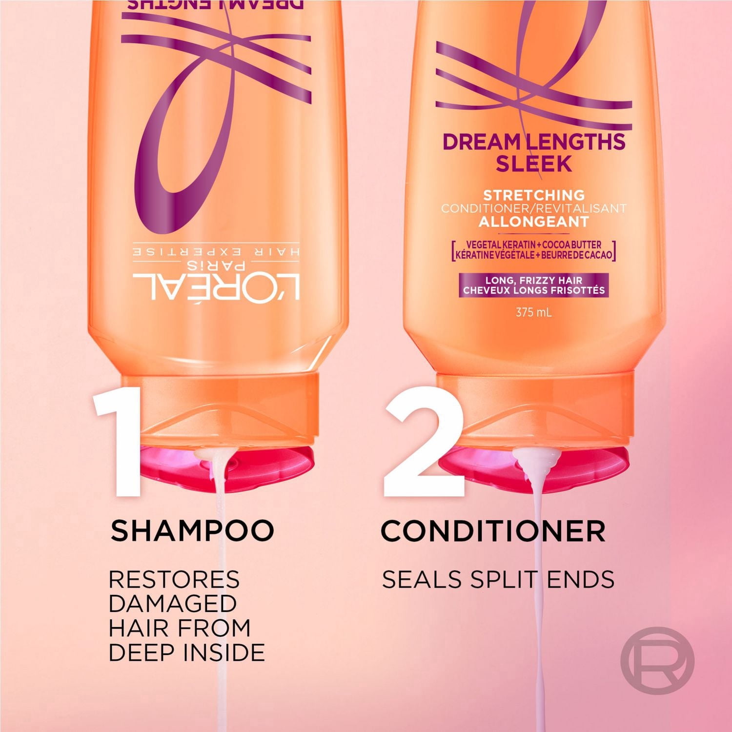 L'Oréal Paris Dream Lengths Sleek Shampooing Lissant