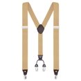 thumbnail image 1 of Buyless Fashion Suspenders for Men - 48" Elastic Adjustable Straps 1 1/4" - Y Shape, 1 of 7