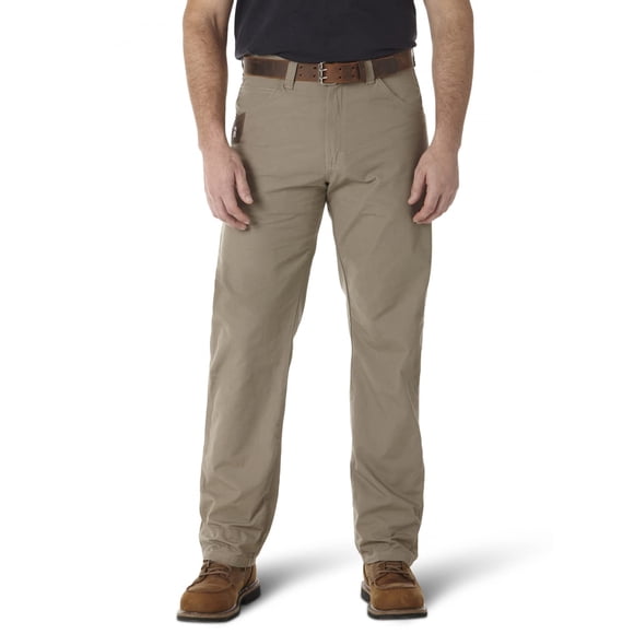Wrangler Men's Riggs Workwear Ripstop Technical Pant, Dark Khaki, 35x30