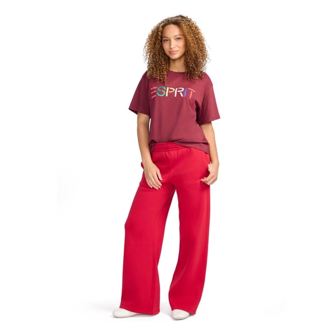 Esprit Pantalon Molletonné Large Femme, TP-TTG
