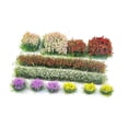 thumbnail image 2 of Bunblic DIY Miniature Grass Tufts Artificial Grass Modeling Versatile Flower Cluster for Architecture Building Train Landscape Style E, 2 of 8