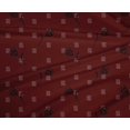 thumbnail image 4 of oneOone Polyester Lycra Fabric Line & Floral Block Print Fabric By Yard 56 Inch Wide, 4 of 4