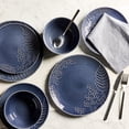 thumbnail image 3 of Better Homes & Gardens-Ellie Blue Stoneware 12-Piece Dinnerware Set, 3 of 4