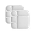 thumbnail image 4 of Nordic Ware Microwave Divided Dinner Tray 2 pack, 4 of 5