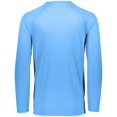 thumbnail image 3 of Youth Attain Wicking Long Sleeve Tee L Columbia Blue, 3 of 4