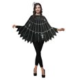 thumbnail image 1 of Spiderweb Poncho for Women, One Size Fits Most, Way to Celebrate, 1 of 4