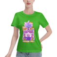 thumbnail image 1 of Women's Basic Short Sleeve T-Shirt Super Saiyan, 1 of 6