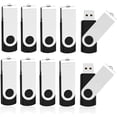 thumbnail image 1 of 2GB USB Flash Drive Bulk Thumb Drives 10 Pack with Lanyards USB 2.0 Jump Drive 2GB Memory Sticks Zip Drive Pen Drive for Storage and Backup( BLACK 2GB*10PCS), 1 of 5