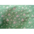 thumbnail image 5 of oneOone Cotton Silk Fabric Triangle Geometric Printed Craft Fabric BTY 42 Inch Wide, 5 of 5