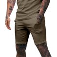 thumbnail image 1 of Mens Long Cargo Shorts Men’S Casual Shorts Mens Casual Shorts Cotton Drawstring Summer Beach Stretch Golf Shorts Lightweight Running Workout Quick Dry Pants, 1 of 7