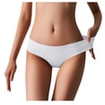 thumbnail image 4 of Women Underwear Brief Non-Trace Ice Silk Breathable Midwaist Solid Color 5PC, 4 of 4