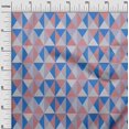 thumbnail image 3 of oneOone Cotton Flex Rose Pink Fabric Geometric Sewing Craft Projects Fabric Prints By Yard 40 Inch Wide, 3 of 4