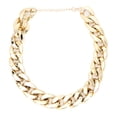 thumbnail image 2 of Dog Gold Choker,Plastic Fashionable Shiny Dog Dog Choker Dog Collar World-Class Design, 2 of 9