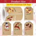 thumbnail image 3 of Christmas Tags Stickers, Christmas Gift Tags Stickers, 250Pcs/roll Christmas Gift Tags Holiday Present Stickers,6 Style, 3 of 9