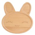 thumbnail image 2 of Wooden Dish, Handcrafted Toddler Plates  Wood Material  Animal Wooden Plate  For Children For Picnic Dinnerware, 2 of 8