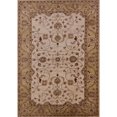 thumbnail image 1 of Ahgly Company Indoor Rectangle Mid-Century Modern Light Copper Gold Oriental Area Rugs, 2' x 3', 1 of 6