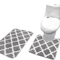 thumbnail image 3 of Ensembles de Tapis et Carpettes de Salle de Bain avec Rideau de Douche, Tapis de Bain Antidérapant 2 Pcs, Combo de Tapis de Salle de Bain, Tapis de Douche Doux, Tapis de Bain pour Salle de Bain Antidérapants pour Douche, Tapis de Douche pour Salle de Bain Antidérapants, 3 of 4