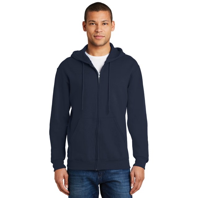 Jerzees Sweat à Capuche Zippé Intégral NuBlend à Manches Longues pour Hommes - 993M