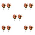 thumbnail image 3 of mmirethe 2x Low Maintenance Realistic Appearance Faux Flowers And Plants Wide Application sunset glow 5Set, 3 of 6
