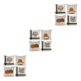 thumbnail image 1 of maskred 4piece Effortless Maintenance With Easy-care Decorative Pillow Cover Holiday Halloween-3 3Set, 1 of 6