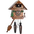 thumbnail image 1 of Alexander Taron Engstler Horloge Coucou à Piles - Format Double, 1 of 1