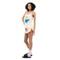thumbnail image 2 of Wonder Woman Ensemble de Sommeil 2 Pcs pour Femmes avec Débardeur Coureur et Short Dauphin, Tiare et Logo, 2 of 7