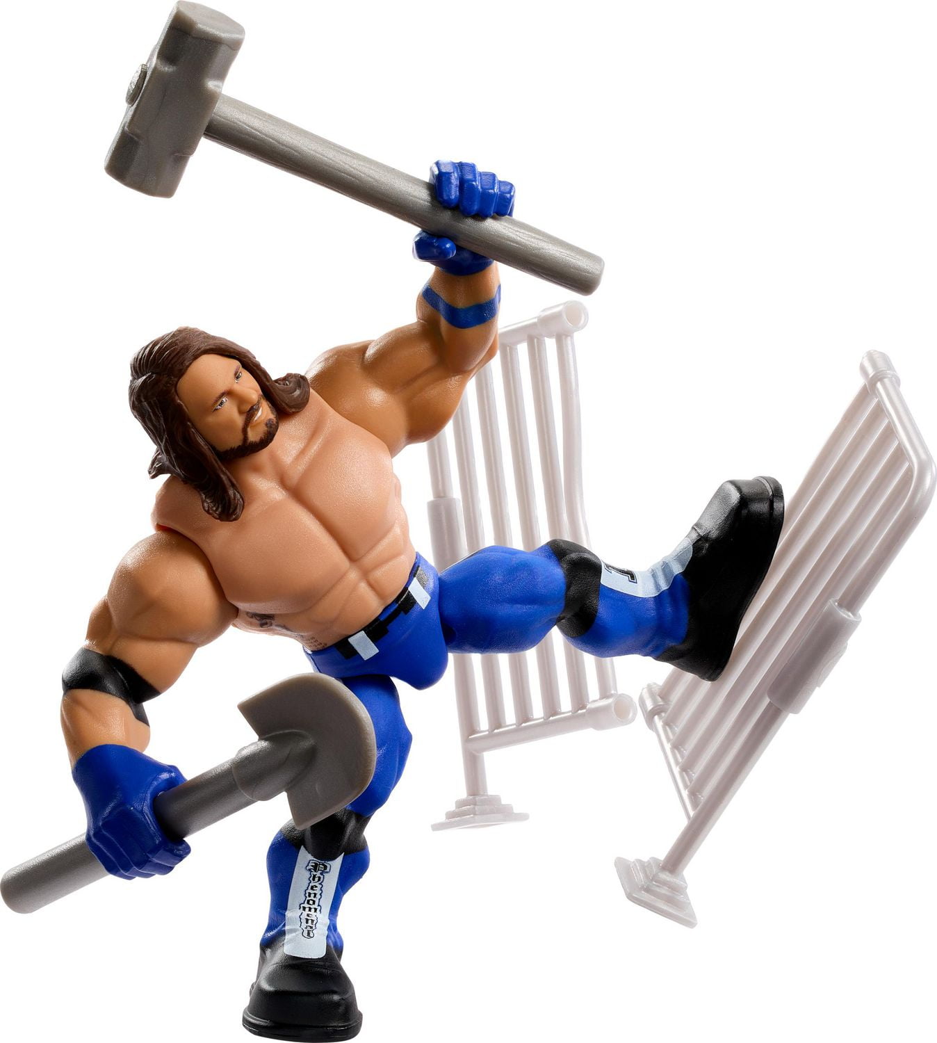 WWE Knuckle Crunchers Figurine articulée et acc. AJ Styles