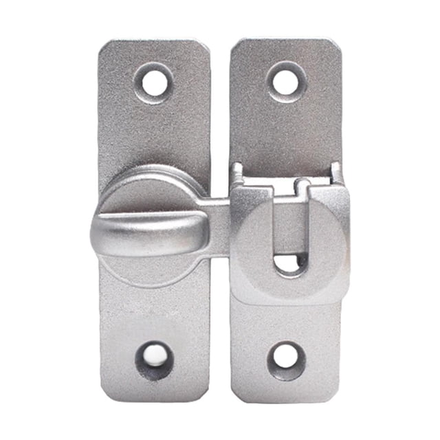 Security Zinc Alloy 90 180 Hardware Lock Sliding Degree Bathroom Easy G9k8 Install