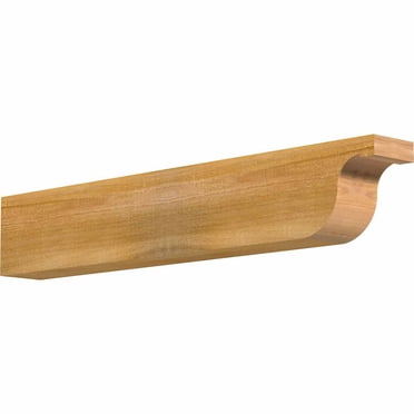 Ekena Millwork RFT04X06X36DEL00RWR Del Monte Bois Brut Scié Rustique à Queues de Chevrons 4 Pouces L x 6 Pouces H x 36 Pouces L, Cèdre Rouge Western