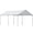 White, variant on Outsunny 10'x20' Carport Heavy Duty Galvanized Car Canopy, Grey