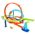 thumbnail image 3 of Hot Wheels Action Loop Cyclone Challenge Track Set with 1:64 Scale Toy Car, Easy Storage, 3 of 3