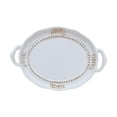 thumbnail image 1 of Makeup Perfume Organizer Vanity Trays Coffee Table Trays Ornament Cosmetic Trays White Rustic Style, 1 of 9