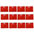 thumbnail image 2 of 12 Pcs A4 Plastic Envelopes Waterproof Clear Document File Folders Tutorial Organizer Pouch Bag School Office Supplies Red/Label pocket, 2 of 9