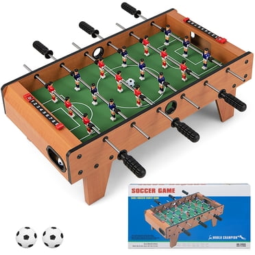 Costway Table de Soccer 27 Pouces Salle de Compétition Soccer Soccer Sports avec Pattes