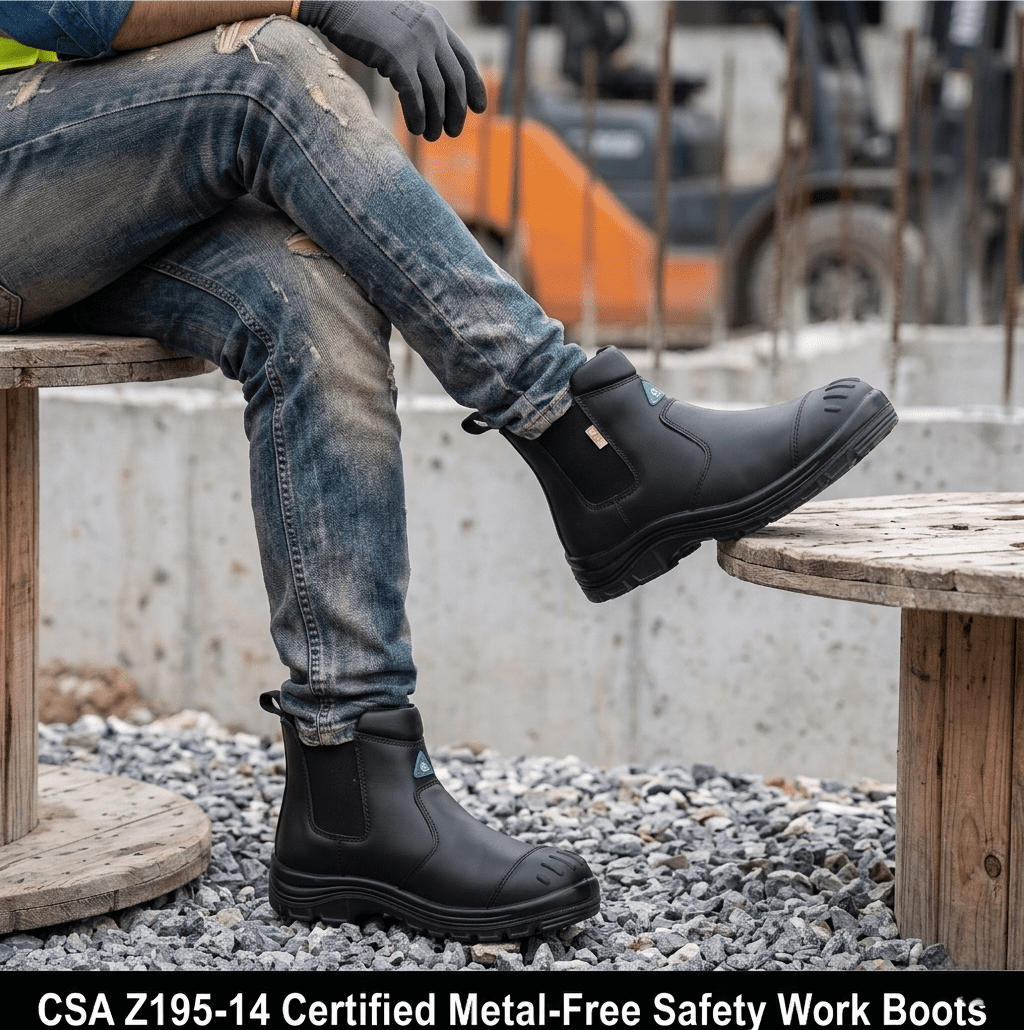 CSA Work boots Metal-Free Safety – Lightweight Composite Toe, CSA