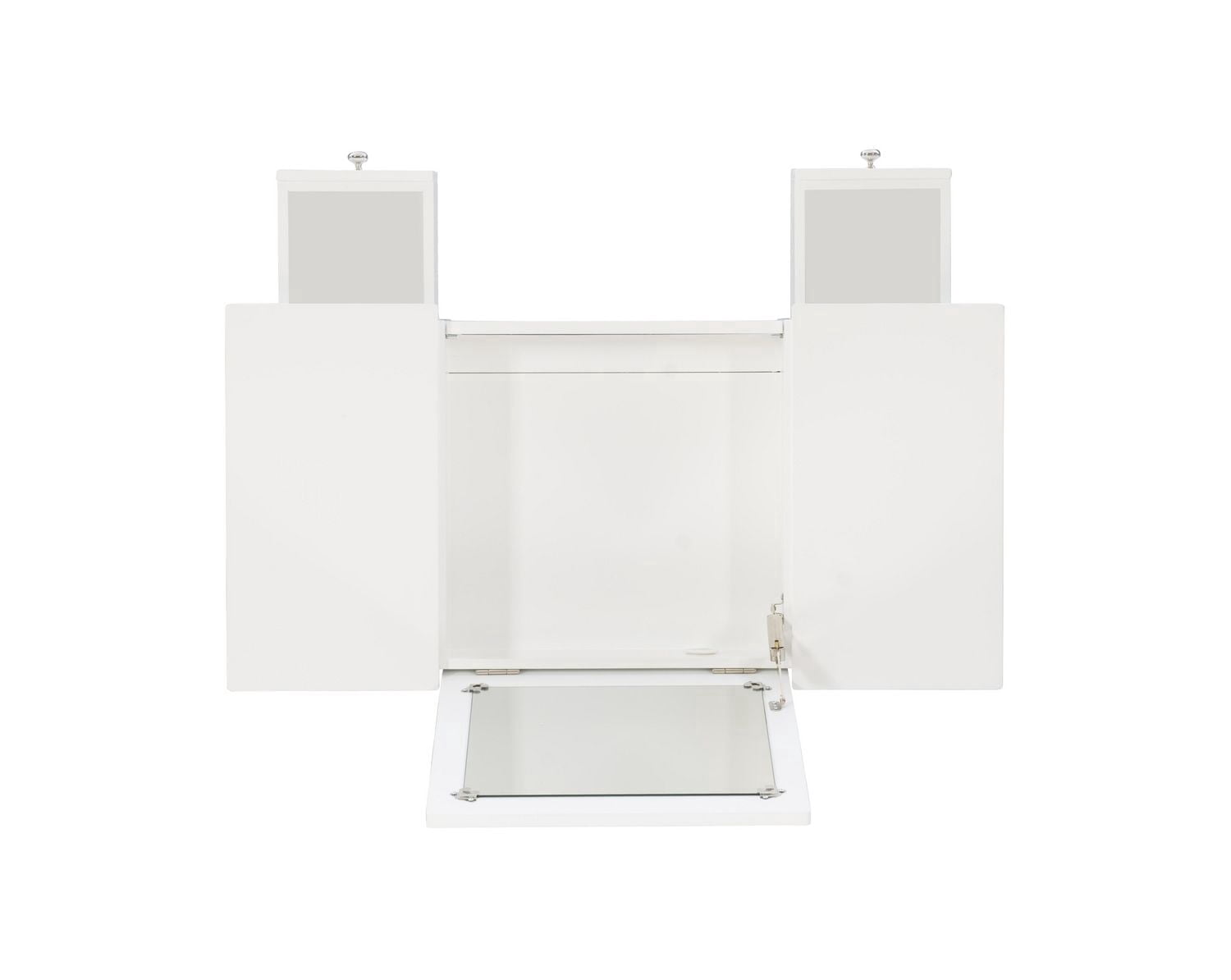 Ensemble de Vanité de Banc Joanna Butterfly en Blanc