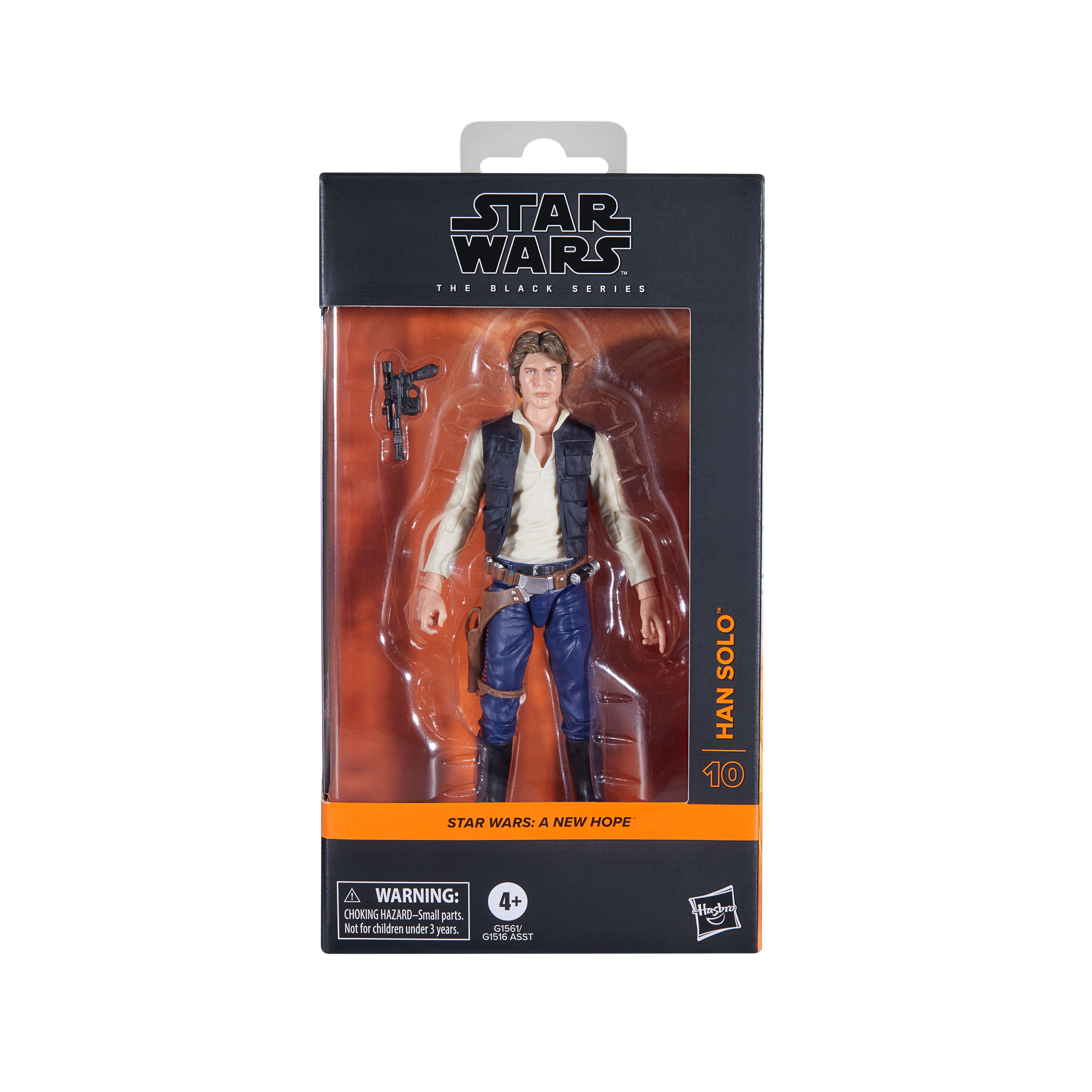 Star Wars The Black Series Han Solo, Star Wars: A New Hope Premium Collectible 6 Inch Action Figure