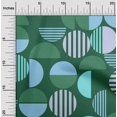 thumbnail image 2 of oneOone Polyester Spandex Dark Green Fabric Geometric Sewing Craft Projects Fabric Prints By Yard 56 Inch Wide, 2 of 4