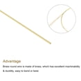 thumbnail image 3 of Unique Bargains 0.3mm x 350mm,Brass Round Wire,Assorted Half Hard Wire for Jewelry Making,10Pack, 3 of 5