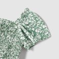 thumbnail image 5 of PatPat Tenues Assorties pour la Famille Robes Smockées à Imprimé Floral Intégral et Robe en Coton à Rayures Colorblock Fille 6-7 Ans, 5 of 5